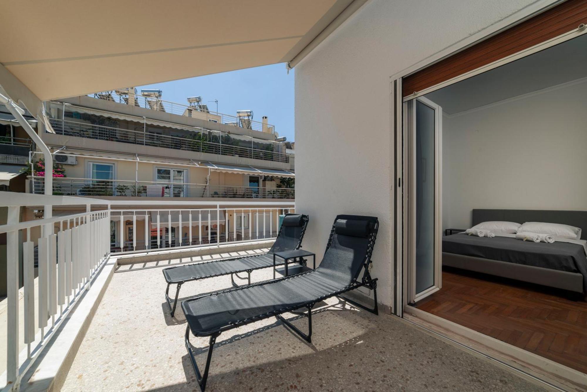 Skyline Penthouse 2Bd Apartment Close To Metro Station Atenas Exterior foto